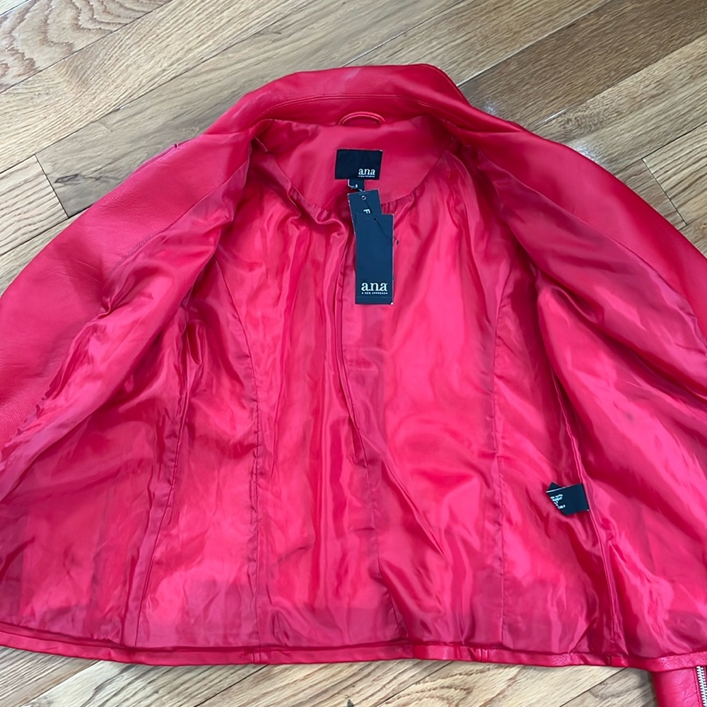 Red Moto Jacket - Picture 2 of 10